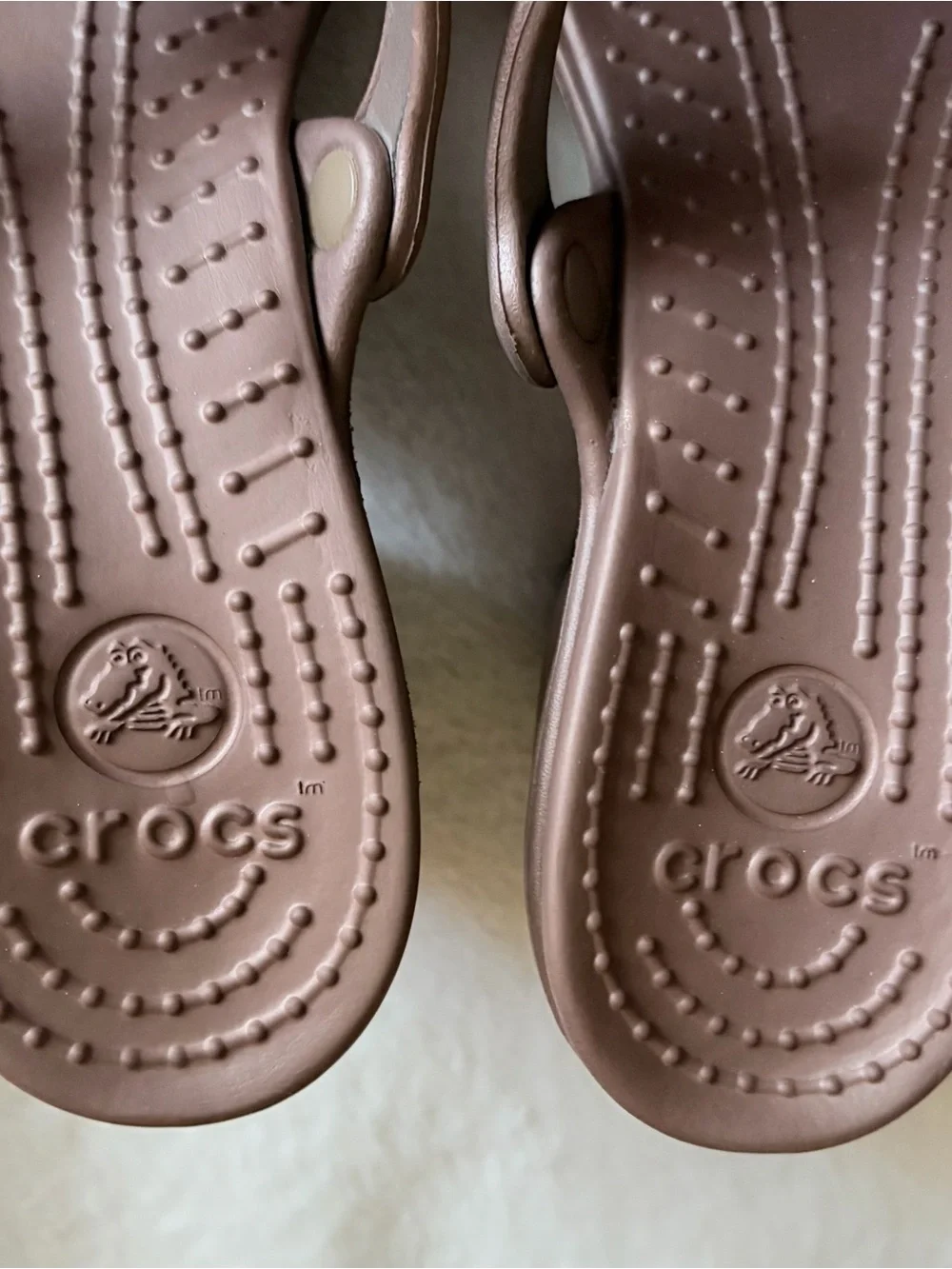 CROCS chunky platform
